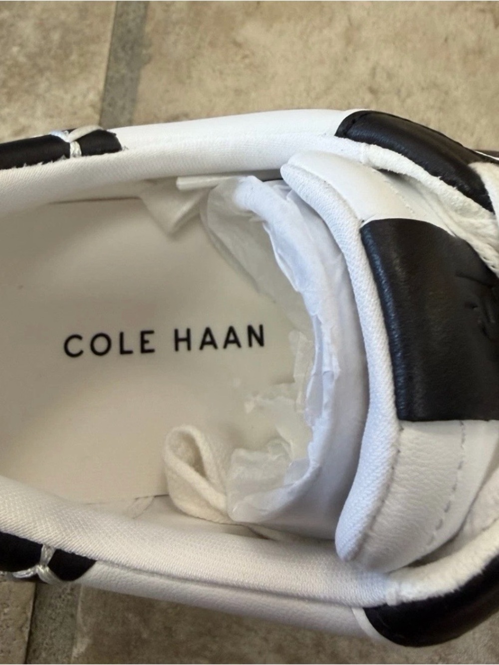 Cole Haan GrandPro Premier Runner Women Sneaker Sz 6.5 White Black Leather NIB - Picture 6 of 8